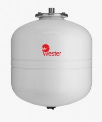 WESTER, Мембранный бак Premium WDV для ГВС и гелиосистем с нерж. контрфланцем 24 л / 12 бар WESTER, Мембранный бак Premium WDV для ГВС и гелиосистем с нерж. контрфланцем 24 л / 12 бар