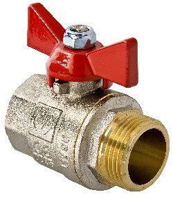 VALTEC, Кран шаровый BASE, бабочка 1" вн.-нар. VALTEC, Кран шаровый BASE, бабочка 1" вн.-нар.