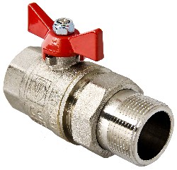 VALTEC, Кран шаровый BASE с полусгоном 1/2" вн.-нар. VALTEC, Кран шаровый BASE с полусгоном 1/2" вн.-нар.