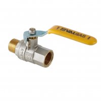VALTEC, Кран шаровый газовый VALGAS, стальная рукоятка 1/2" вн.-нар. VALTEC, Кран шаровый газовый VALGAS, стальная рукоятка 1/2" вн.-нар.