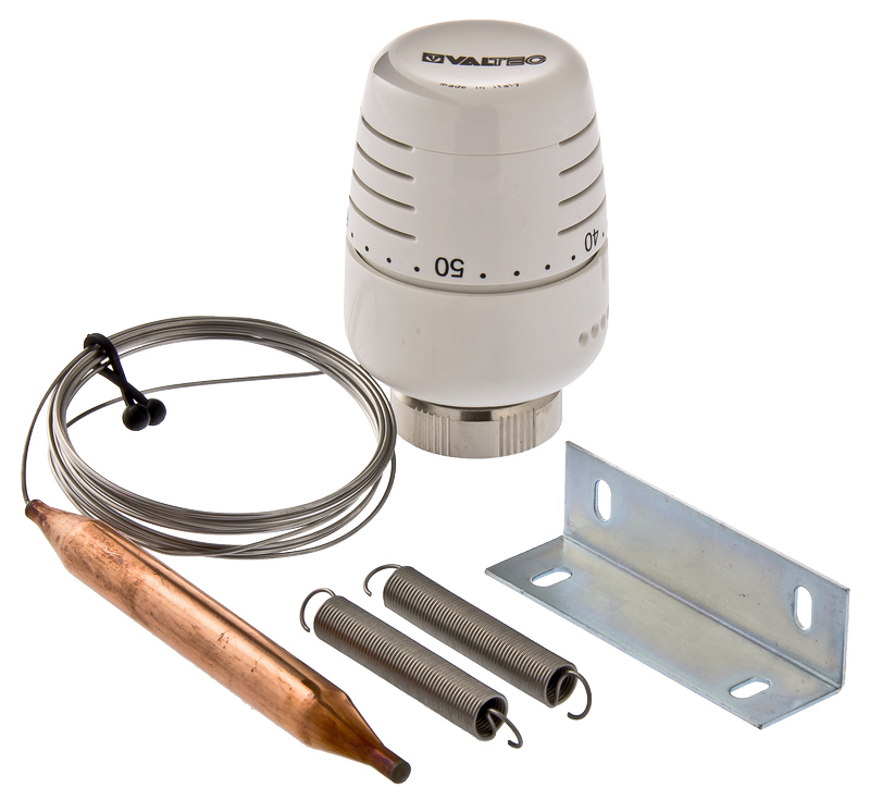 VALTEC, Термоголовка с выносным накладным датчиком 2 м, диап. 20 - 60°C VALTEC, Термоголовка с выносным накладным датчиком 2 м, диап. 20 - 60°C